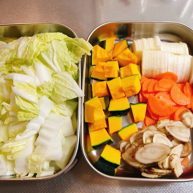 野菜のカットが必要