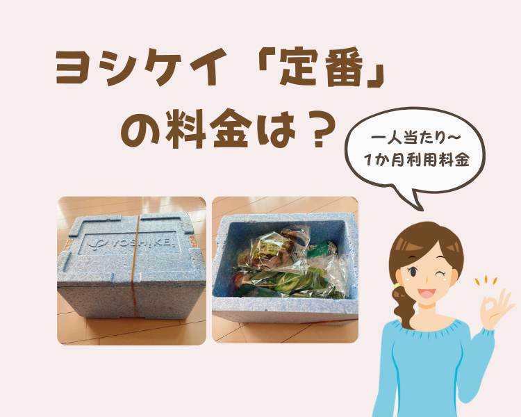 ヨシケイ定番料金