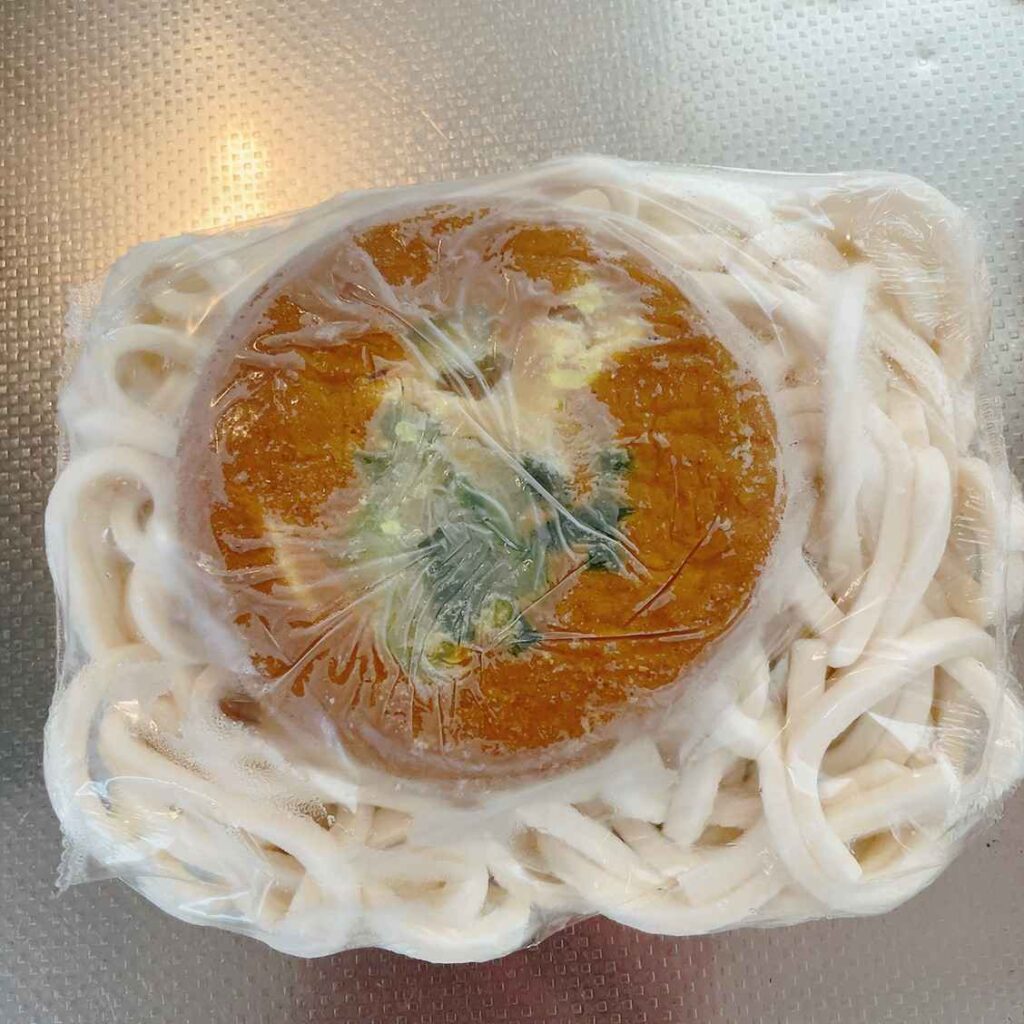 冷凍カレーうどん